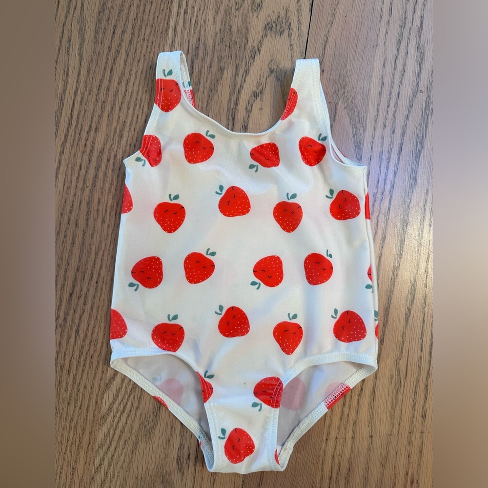 H&M strawberry baby bathing suit